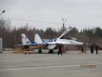 Mig-29 with tourist on a board ready for the flight